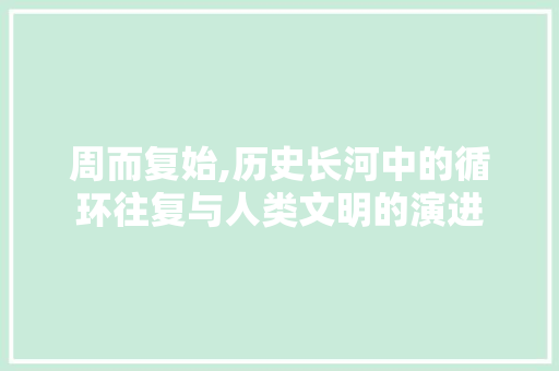 周而复始,历史长河中的循环往复与人类文明的演进